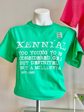 Xennial Too Young To Be Considered Gen X Unisex Soft Tee