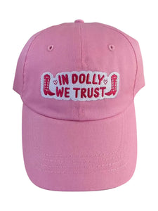In Dolly We Trust Pink Hat