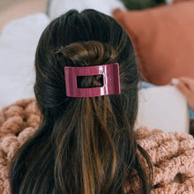 Load image into Gallery viewer, Teleties Medium Flat Rectangle Hair Clip-  Wild Side
