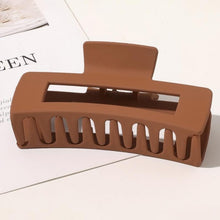 Load image into Gallery viewer, Rectangle Claw Hair Clip- Several Colors