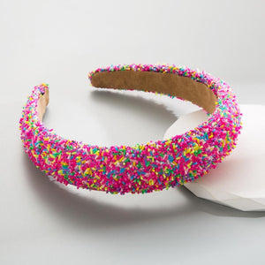 Seed Beaded Confetti Headband