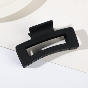 Solid Matte Coated Hair Clip- Several Colors