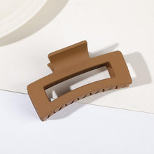 Load image into Gallery viewer, Solid Matte Coated Hair Clip- Several Colors