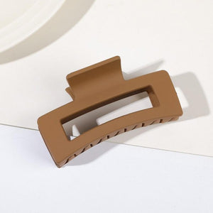 Solid Matte Coated Hair Clip- Several Colors