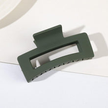 Load image into Gallery viewer, Solid Matte Coated Hair Clip- Several Colors