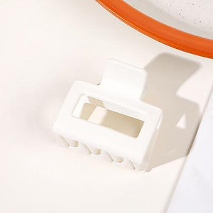 Small Matte Rectangle Hair Claw Clip