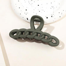 Load image into Gallery viewer, Chain Link Detail Hair Claw Clip-Several colors