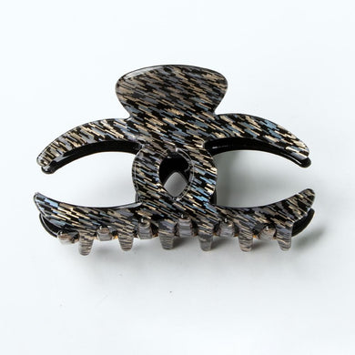 Interlocking Tortoise Hair Claw Clip- Several Colors
