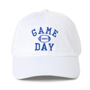 Game Day Football Embroidered Baseball Cap