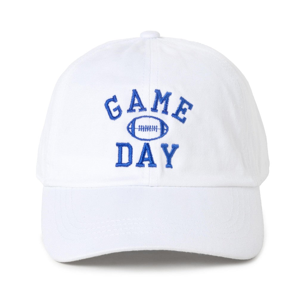 Game Day Football Embroidered Baseball Cap