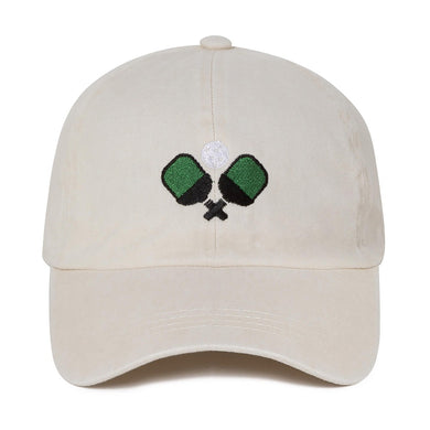 Pickleball Paddle & Ball Embroidered Baseball Cap