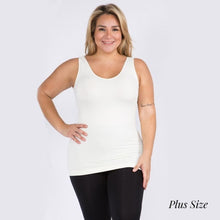 Load image into Gallery viewer, Seamless Reversible Tank Top- White