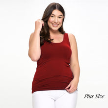 Load image into Gallery viewer, Seamless Reversible Tank Top- Maroon