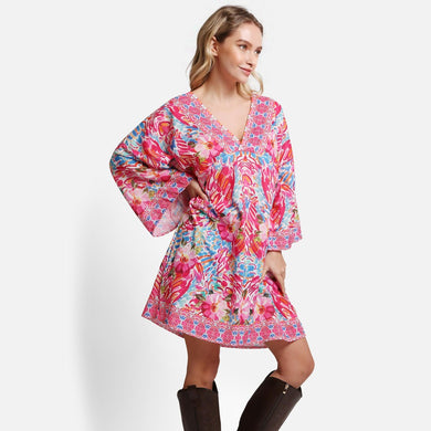Floral Swimsuit Coverup Dress