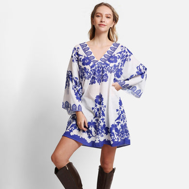 Floral Swimsuit Coverup Dress