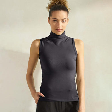 Women's Mock Neck Seamless Sleeveless Tank