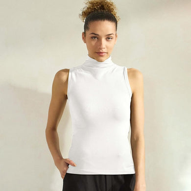 Women's Mock Neck Seamless Sleeveless Tank