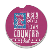 Load image into Gallery viewer, Country Girl Absorbent Stone Car Coaster 1 Pk