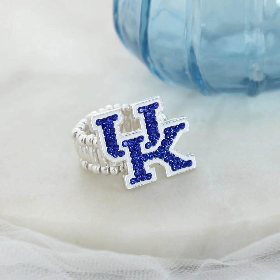 Kentucky Crystal UK Logo Stretch Ring