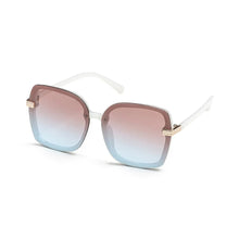 Load image into Gallery viewer, Large Rounded Square Sunglasses With Gold Tone Detail- 4 Colors