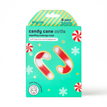 Load image into Gallery viewer, Christmas Holiday Candy Cane Cutie Depuffing Undereye Masks- 8 Pairs