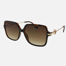 Load image into Gallery viewer, Butterfly Shape Sunglasses With Metal Temple Detail - 4 colors