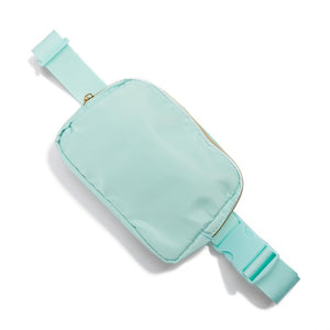Cross Body Nylon Belt Bag- Mint