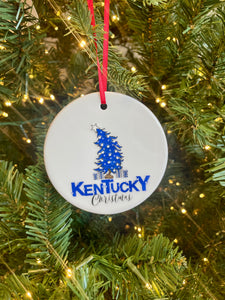 Kentucky Christmas Ornament