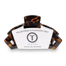 Load image into Gallery viewer, Teleties Open Medium Hair Clip- Tortoise
