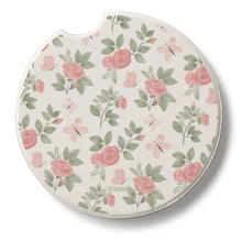 Load image into Gallery viewer, Pretty Coquette Absorbent Stone Car Coaster 1 Pk