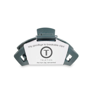 Teleties Open Tiny Hair Clip- Storm Blue