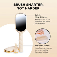 Load image into Gallery viewer, Teleties Detangler Hair Brush For Fine Hair - Tan
