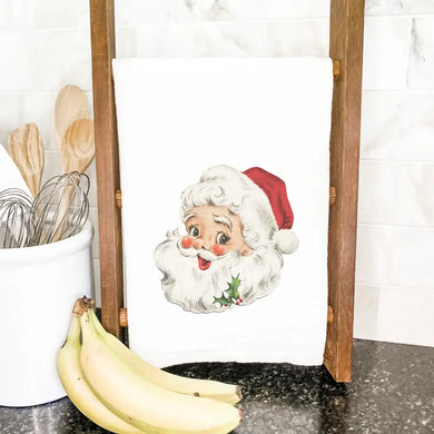 Vintage Santa - Christmas Tea Towel
