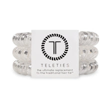 Load image into Gallery viewer, Silver Slay Teleties Large 3-Pack Hair Ties