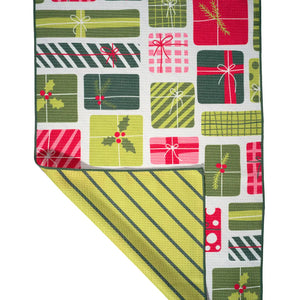Holiday Gift Wrap Tea Towel