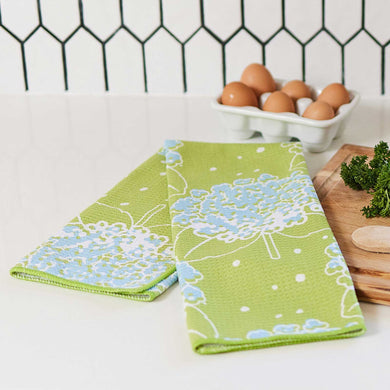 Kitchen Tea Towel- Hydrangea Blu