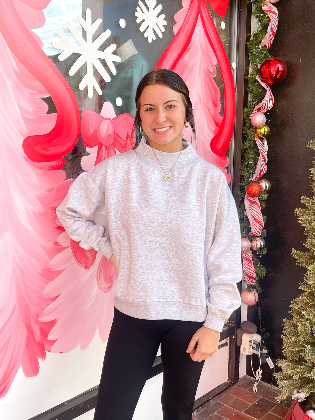 Royce Mock Neck Sweatshirt