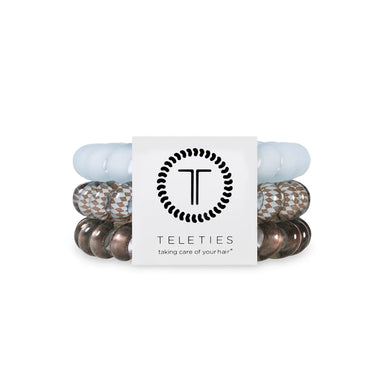 Truly Taupe Teleties Large 3-Pack Hair Ties