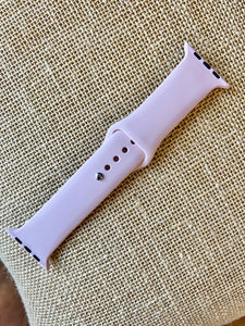 Interchangeable Silicone Watch Band-42/44/45MM - Pink Sand