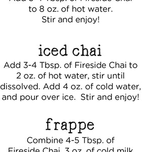 Spiced Chai Tea 8oz Can
