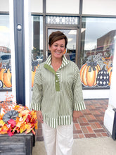 Load image into Gallery viewer, Olive 3/4 Sleeve Top