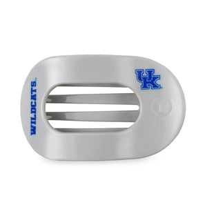 Teleties Large Flat Round Clip- Go Big Blue