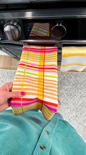 Load image into Gallery viewer, Bright Plaid Waffle Knit Kitchen Towel