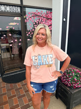 Load image into Gallery viewer, Peach Lake Life Unisex Comfort Colors Tee