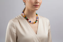 Load image into Gallery viewer, Multi Color Beaded Chain Neckalce