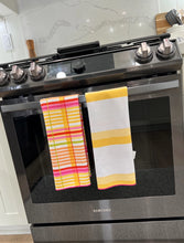Load image into Gallery viewer, Bright Plaid Waffle Knit Kitchen Towel