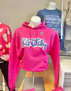 Kentucky Dot Fleece Pocket Hoodie Sweatshirt