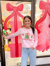 Load image into Gallery viewer, It&#39;s The Most Wonderful Time Of The Year Long Sleeve Pink Unisex Tee