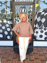 Load image into Gallery viewer, Camel Everyday 3/4 Sleeve Sweater