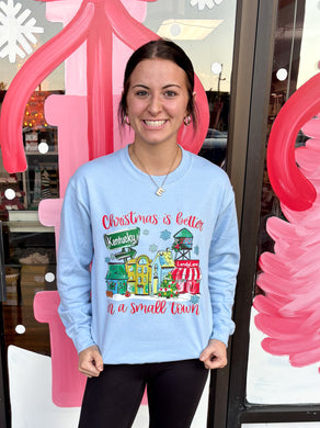 Christmas Is Better In A Small Town Kentucky 270 Unisex Sweatshirt